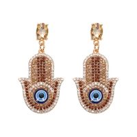 Womens Eyes Beads Alloy Tassel Line Earrings Nhjq122838 sku image 11