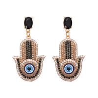 Womens Eyes Beads Alloy Tassel Line Earrings Nhjq122838 sku image 10
