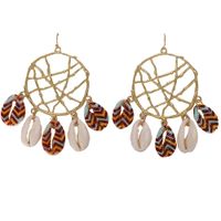 Fashion Women Beads Shell Earrings Nhjq133817 sku image 7