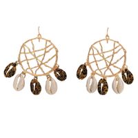 Fashion Women Beads Shell Earrings Nhjq133817 sku image 6