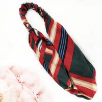 New Wide-brimmed Cross Bohemian Vacation Printing Headband Wholesale sku image 4