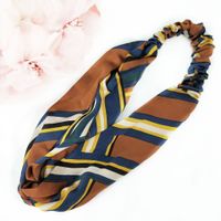 New Wide-brimmed Cross Bohemian Vacation Printing Headband Wholesale sku image 3