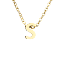 Fashion Letter Stainless Steel Titanium Steel Plating Necklace sku image 44