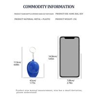 Fashion Creative Bottle Opener Safety Helmet Keychain Portable Pendant main image 2