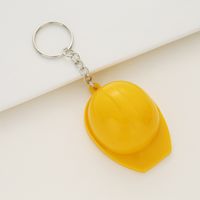 Fashion Creative Bottle Opener Safety Helmet Keychain Portable Pendant main image 5
