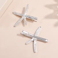 Fashion Simple Starfish Shape Metal Duckbill Clip Women's Headwear main image 3