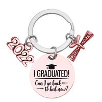 2022 Graduation Season Gift I Graduated Lettering Stainless Steel Keychians Wholesale main image 4