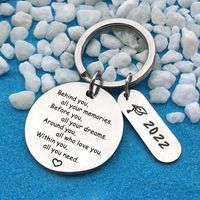 2022 Graduation Season Gift Lettering Stainless Steel Keychains main image 4