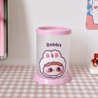 Cute Creative Transparent Round Diy Pen Container  Student Stationery sku image 5