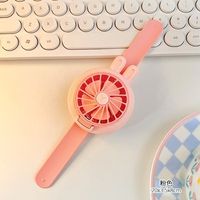 Summer Simple Cute Mute Wrist Portable Vertical Usb Small Electric Watch Fan sku image 1