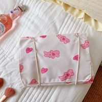 Simple Portable Large Capacity Cute Folding Travel Cosmetics Oversized Wash Bag sku image 3