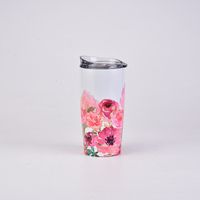 2022 New Fashion Floral Print Large Capacity Straw Cup main image 3