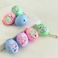 Stone Scissors Cloth Game Punch Egg Pendant Keychain Capsule Toy main image 1