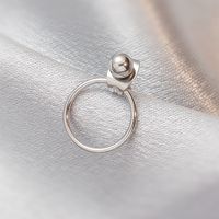 Fashion Simple Coil Metal Texture Rear-wear Stud Earrings sku image 1