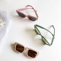 Nueva Pequeña Cara Retro Europa Y América Moda Todo-juego Gafas De Sol De Marco Cuadrado Personalizado Ins Estilo Hombres Y Mujeres Gafas De Sol main image 5