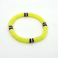 Fashion Trendy  Vacation Beach Style Color Soft Ceramic Letters Bracelet Female Jewelry Nihaojewelry Wholesale sku image 34