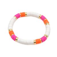 Fashion Trendy  Vacation Beach Style Color Soft Ceramic Letters Bracelet Female Jewelry Nihaojewelry Wholesale sku image 19