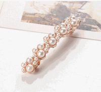 Femmes Mode Perles Incrustées Diamant Strass Artificiels Perles Artificielles Pince À Cheveux sku image 1
