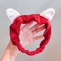 Korean Ladies Makeup Bow Tie Wild Plush Hairband Hair Accessories sku image 5