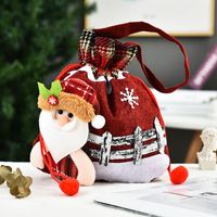 Creative Christmas Decoration Three-dimensional Doll Candy Tote Bag Wholesale Nihaojewelry sku image 66