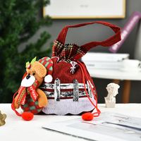Creative Christmas Decoration Three-dimensional Doll Candy Tote Bag Wholesale Nihaojewelry sku image 68
