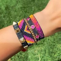 Ethnic Style Geometric Hand-woven Miyuki Rice Bead Bracelet sku image 6