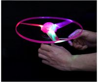 Leucht Kabel Ufo Frisbee 3 Lichter Fliegende Untertasse Sky Kinder Spielzeug main image 1