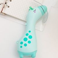Cute Cartoon Giraffe Portable Mute Usb Charging Electric Mini Fan sku image 3