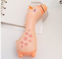 Cute Cartoon Giraffe Portable Mute Usb Charging Electric Mini Fan sku image 1