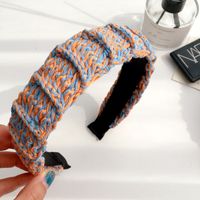 Korean  Color Matching New Wool  Handmade Headband sku image 3