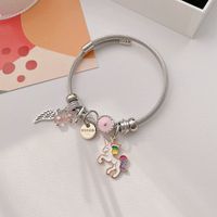 Retro Beaded Cartoon Alloy Bracelet sku image 4