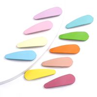 Fashion Cute Candy Color Macarons Colorful Frosted Hair Clip main image 2