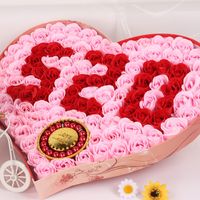Creative Valentine's Day Soap Rose Soap Flower Gift Box Birthday Gift For Girlfriend Wholesale sku image 9