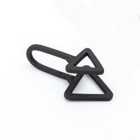 Fashion Women Double Triangle Ear Cuff Clip Earrings Alloy Alloyen Nhdp136167 sku image 3