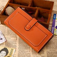 Women's Solid Color Pu Leather String Wallets main image 5