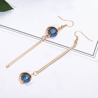 Vintage Long Crystal Earrings Nhdp151032 sku image 1