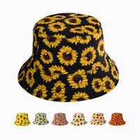 Fashion New Sunflower Bucket Hat Male And Female Sun Protection Hat main image 7