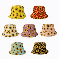 Fashion New Sunflower Bucket Hat Male And Female Sun Protection Hat main image 2