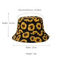 أزياء جديدة عباد الشمس قبعة دلو الذكور والإناث قبعة الحماية من الشمس main image 5
