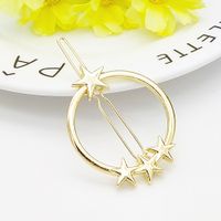 Korean Simple Alloy Crown Bow Hair Clip sku image 12