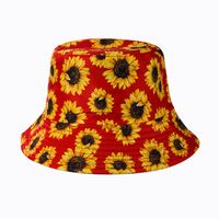 أزياء جديدة عباد الشمس قبعة دلو الذكور والإناث قبعة الحماية من الشمس main image 6