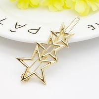 Korean Simple Alloy Crown Bow Hair Clip sku image 13