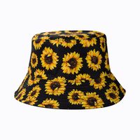 Fashion New Sunflower Bucket Hat Male And Female Sun Protection Hat sku image 1