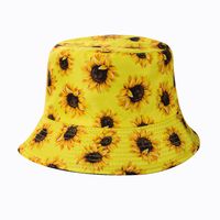 Fashion New Sunflower Bucket Hat Male And Female Sun Protection Hat sku image 3