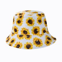 Fashion New Sunflower Bucket Hat Male And Female Sun Protection Hat sku image 4