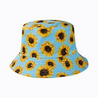 Fashion New Sunflower Bucket Hat Male And Female Sun Protection Hat sku image 5