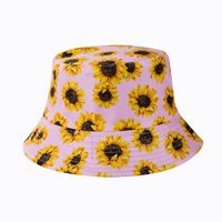 Fashion New Sunflower Bucket Hat Male And Female Sun Protection Hat sku image 6