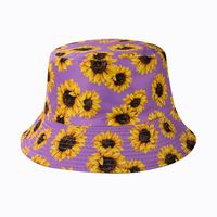 Fashion New Sunflower Bucket Hat Male And Female Sun Protection Hat sku image 7