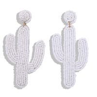 Fashion Simple Cactus Rice Beads Earrings Nhjq140218 sku image 2