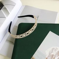 Alloy Pearl Rhinestone Baroque Headband sku image 8